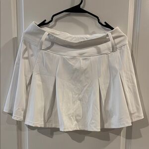 Chic White Tennis Skort
